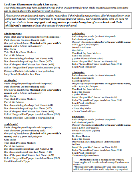 23-24 Supply List